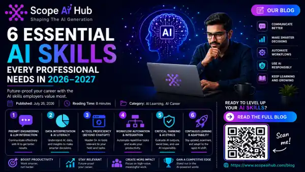 6 Essential AI Skills Every Professional Needs in 2026-2027