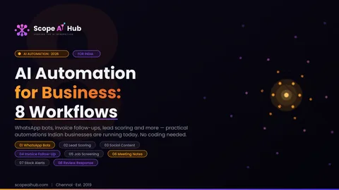 AI Automation for Indian Businesses in 2026: 8 Workflows You Can Start This Week