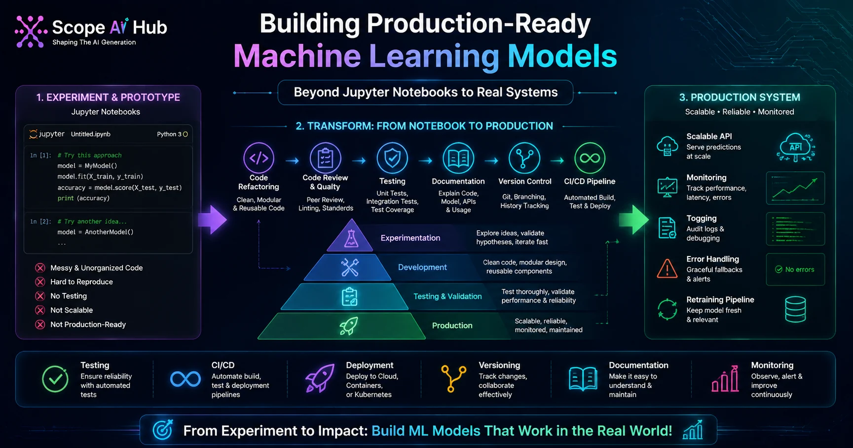 Building Production-Ready Machine Learning Models: Beyond Jupyter Notebooks