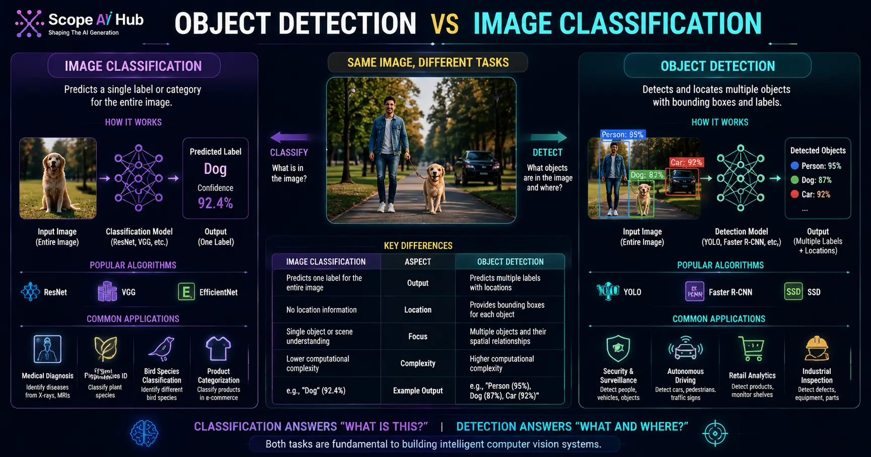 Object Detection vs Image Classification: What's the Difference?