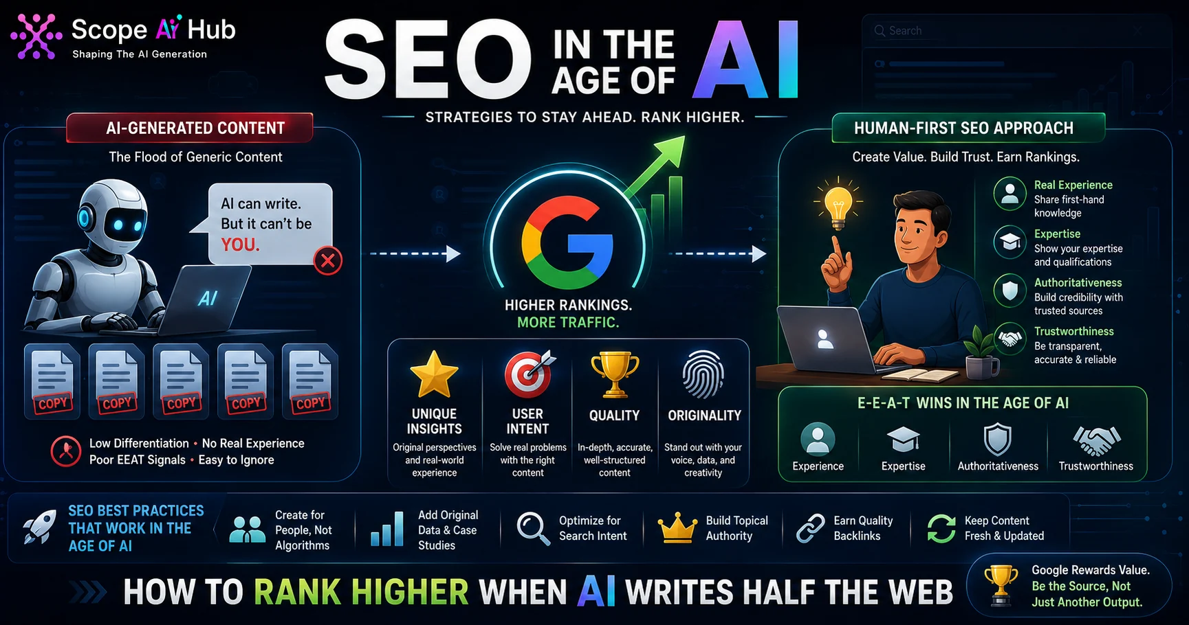 SEO in the Age of AI: How to Rank Higher When AI Writes Half the Web